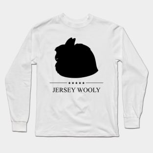 Jersey Wooly Rabbit Black Silhouette Long Sleeve T-Shirt